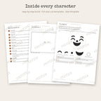 The Character Collection: 32 Pottery Templates With a Face