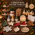 Christmas Pottery Templates — 20 Hand-Building Projects