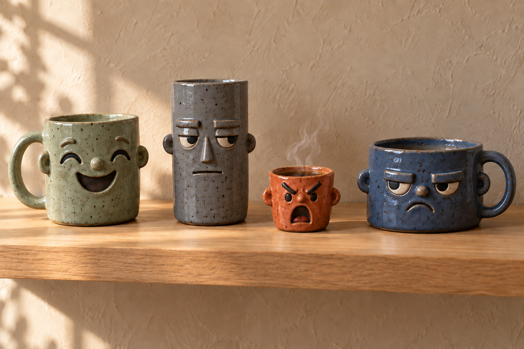 The Character Collection: 32 Pottery Templates With a Face