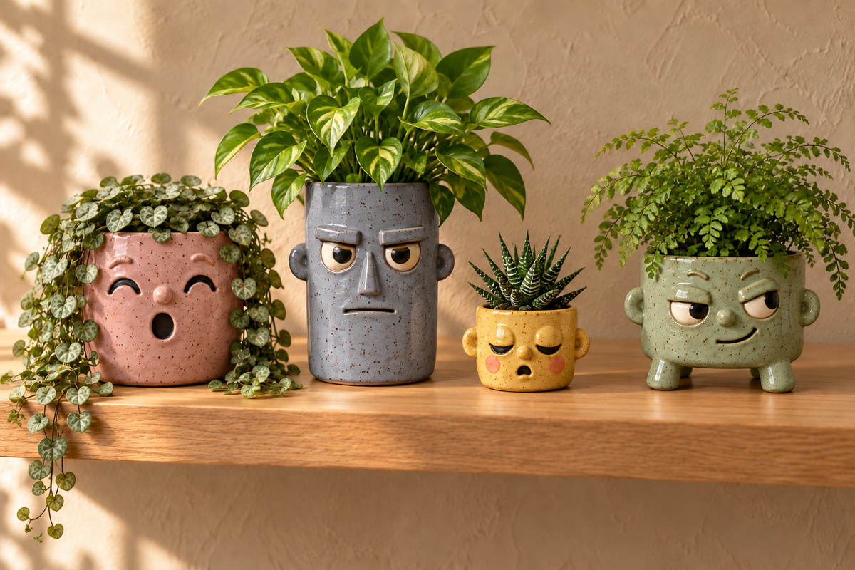 The Character Collection: 32 Pottery Templates With a Face