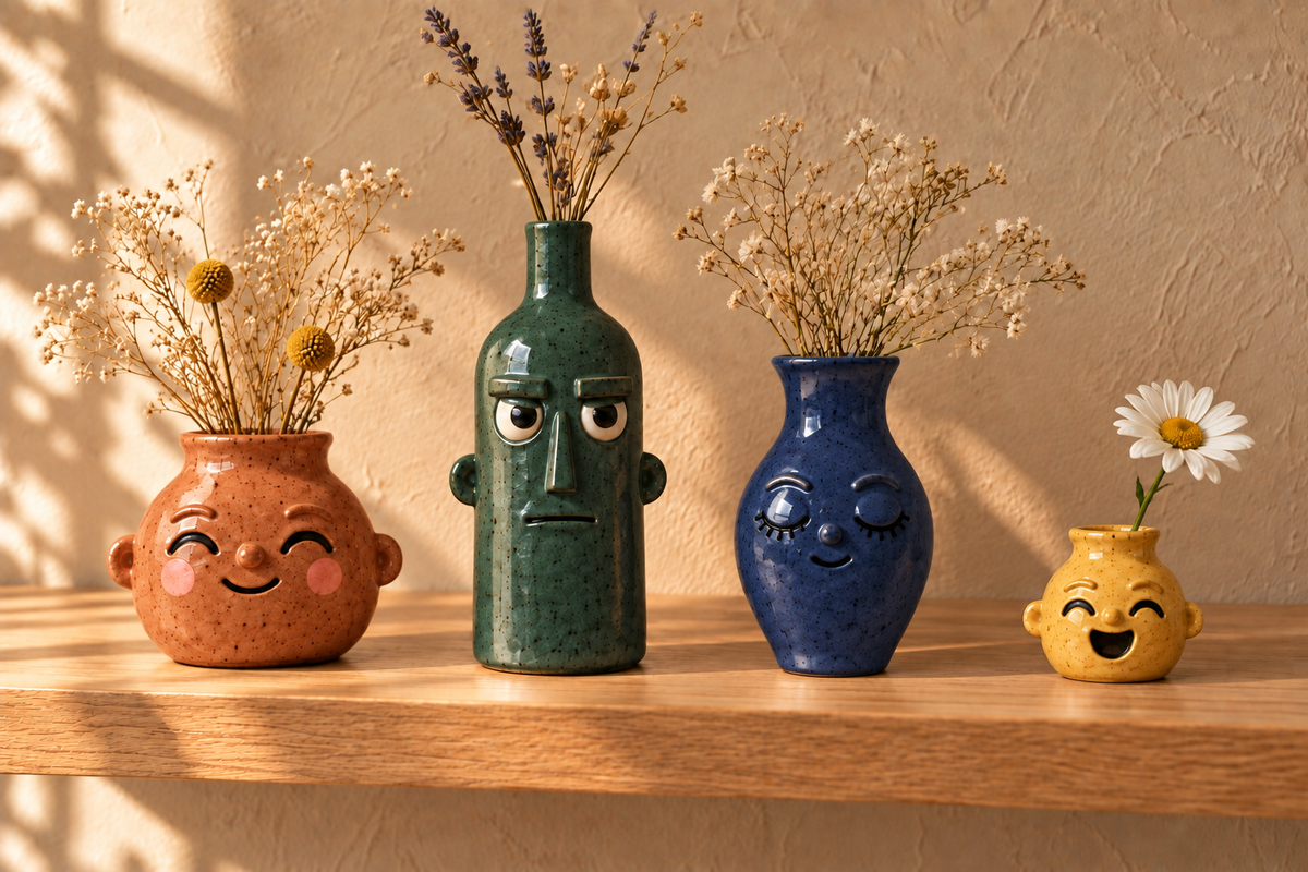 The Character Collection: 32 Pottery Templates With a Face